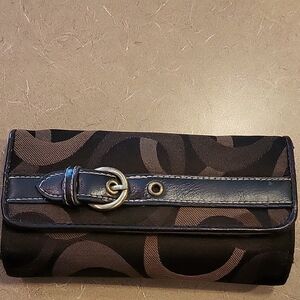 Elegant Brown and Gold Women's Clutch